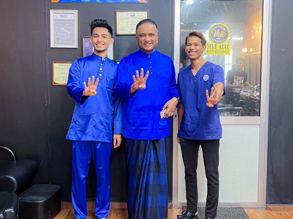 dsrm gunting rambut sebelum PRU