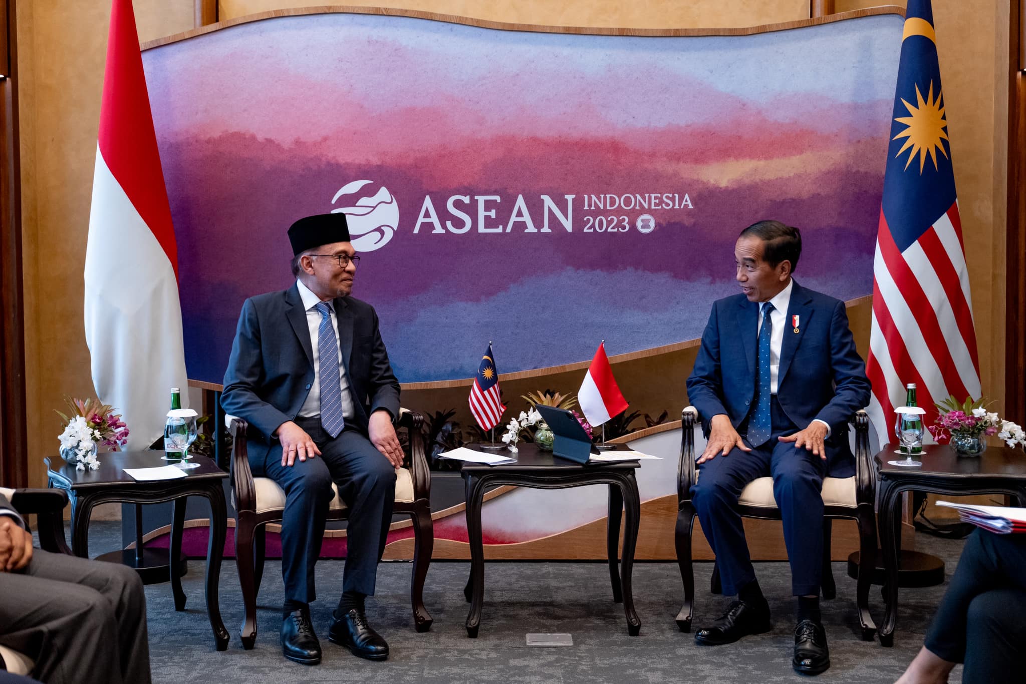 anwar disambut jokowi