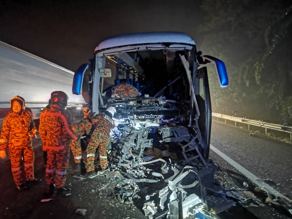 kemalangan pemandu bas