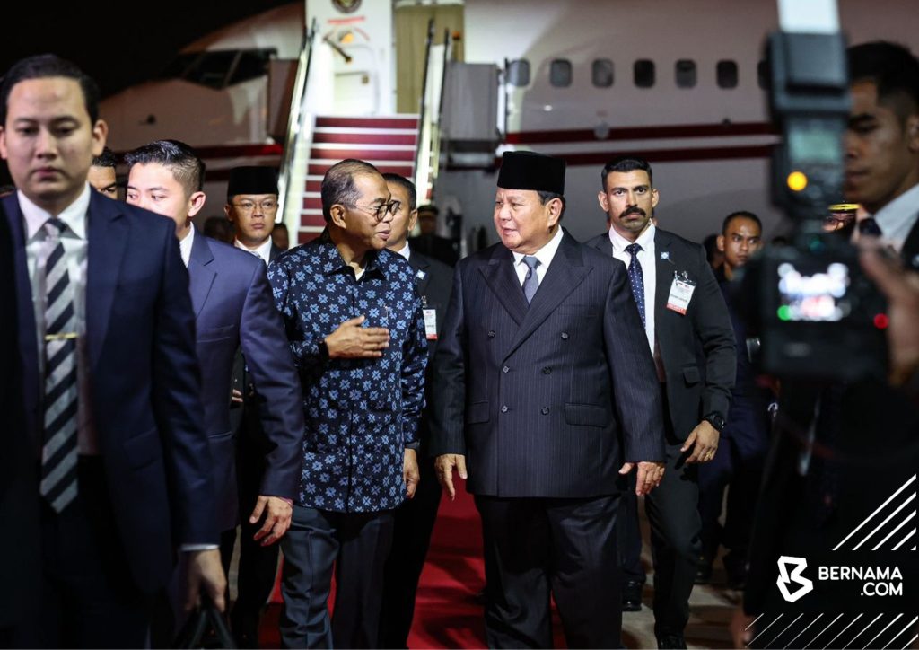 Prabowo Tiba Untuk Lawatan Khas Ke Malaysia